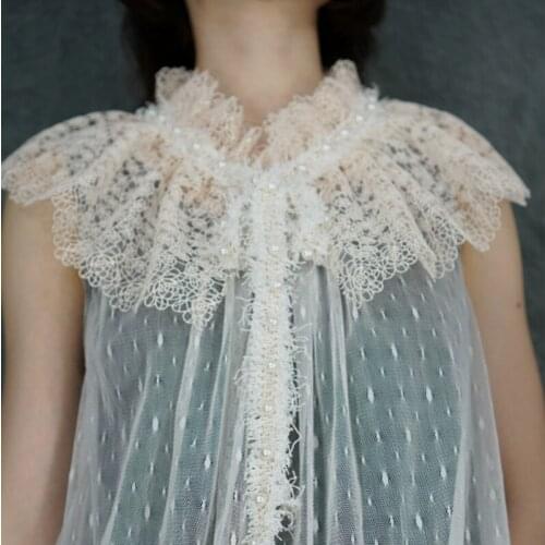 Bride Style Top unique shape flowers irregular fungus Hepburn small fragrant Small fragrant hollow leaves collar accessories