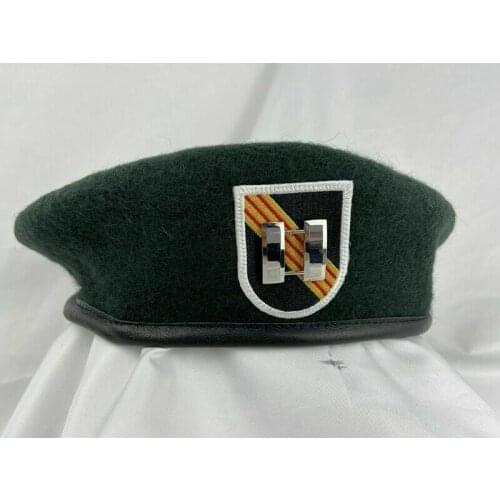 VIETNAM WAR US ARMY 5ST SPECIAL FORCES BERET OFFICERS CAPTAIN RANK MILITARY HAT armyshop2008