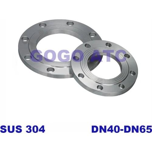 DN40-65 stainless steel 304 flange 16 kg pressure PL flat welding flange with water line flat welding flange welding flange