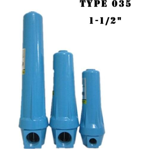 1-1/2" DN40 Cast Aluminium Precision Filter 035 Q P S C Air Water Separator for Air Compressor Oil Water Separator