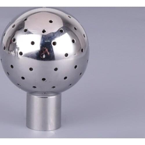 1" BSP DN25 Female Thread 304 Stainless Steel Sanitary Thread Fix Spray Ball Tank Cleaning Ball