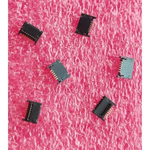 2--100pcs/lot for MacBook Pro Retina 13" A1706 2016 2017 3-MIC CONNECTOR fpc clip contact socket 6pins on motherboard fix part