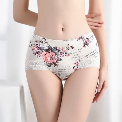 2021 Boyshort Sexy Panties Womens Underwear Female Girls Lace Underpants Pantys Lingerie Design Erotic Plus Large Size Panties