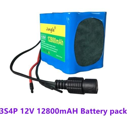 2021 NEW 3S4P 12V 12.8Ah High Capacity UAV Rechargeable 12.6V Li-ion Battery for Various RC Airplane Drone Electronic Toy