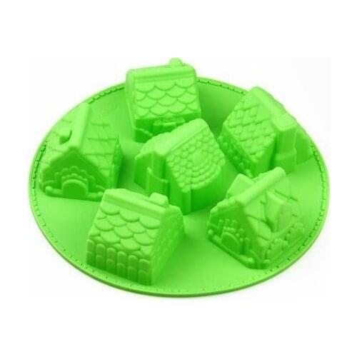6 Cavities Molds Silicone Cake Mold Flexible Mold Biscuit Mold Handmade