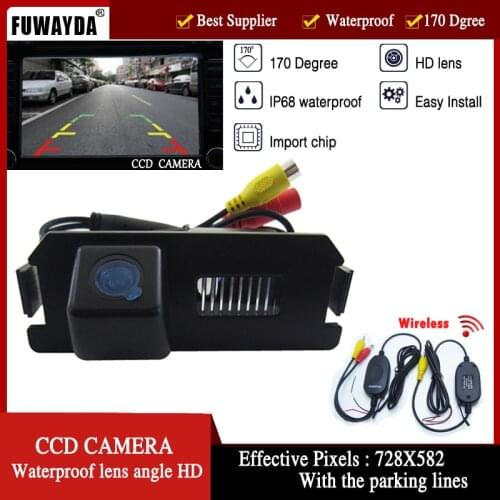 FUWAYDA car-styling Car Accessories car parking wireless Rear View Camera for Hyundai Genesis I30 ROHENS COUPE Tiburon Kia Soul