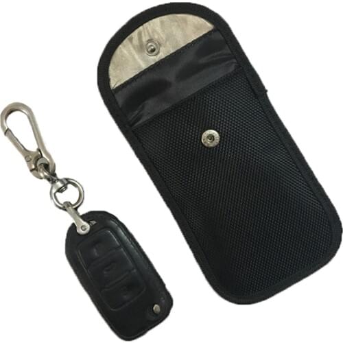 Faraday Car Key Case FOB Signal Blocking Bags Portable ID Card Bag RFID Shielding Pouch for Privacy Protection Hot BAG1014