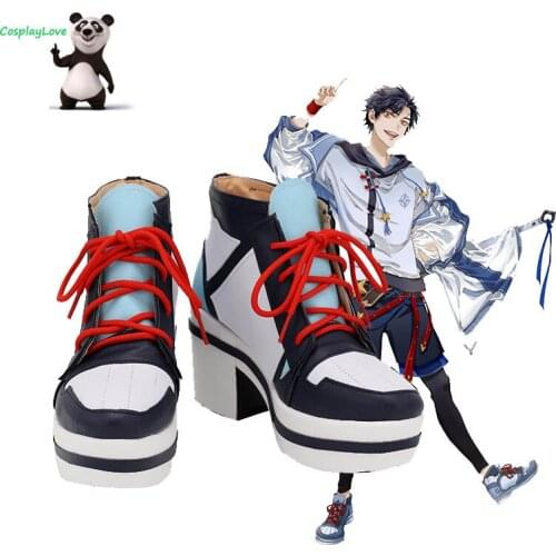 CosplayLove Arena Of Valor Honor of Kings Yao School Uniform Black Cosplay Shoes Long Boots Leather Hand Custom Made