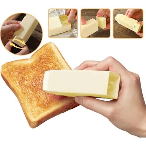 Kitchen Solid Butter Sticks Spreader Holders Handy Plastic Cheese Storage Box Case Container Keeper Convenient Mini Baking Tools
