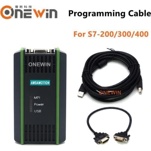 PLC Programming Cable Compatible Siemens S7-200/300/400 6ES7972-0CB20-0XA0 USB-MPI Isolated MPI/PPI/DP/PROFIBUS USB Adapter