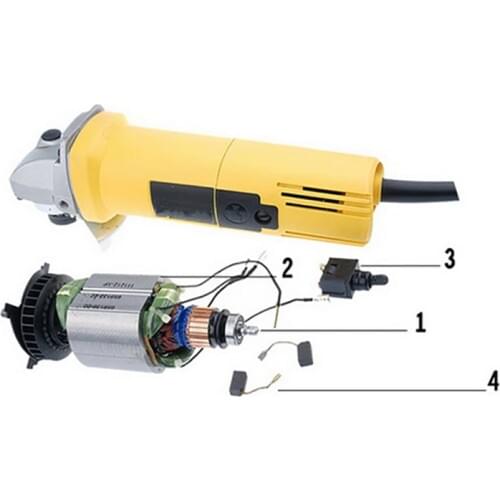 Tool Accessories Rotor Stator Carbon Brush Switch For DEWALT DW803 DW810 Angle Grinder Electric Mill