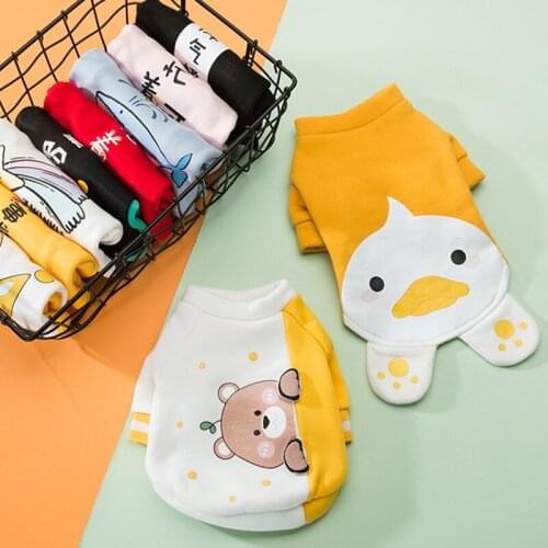 Cute cartoon comfortable breathable skin-friendly soft pet cat sweater