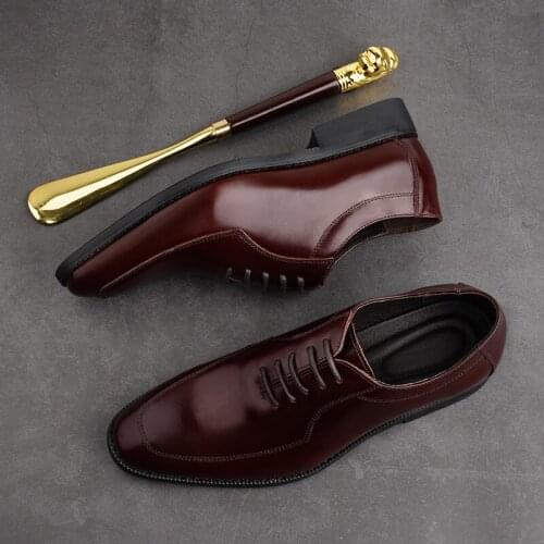 Moccasins For Men Leather Mens Formal Shoes Genuine For Men Zapatos De Cuero Para Hombre Black Casual Mens Fashion