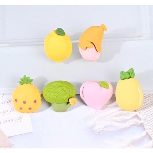 Kawaii Peach Lemon Slime Kit Charms Additives Antistress Supplies DIY Decoration Filler for Fluffy Clear Cloud Slime Accessorie