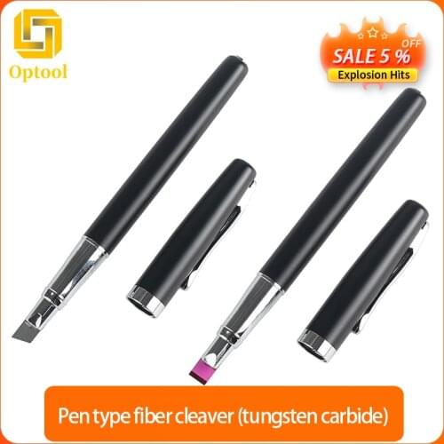 New Fiber Cutting Pen Fiber Cleaver Pen Optical Fiber Cleaver Pen Type Cutter Cleaving Tool Flat Ruby Blade durable NEW
