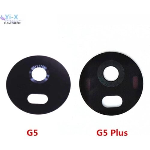 Lens For moto G5 / G5 plus Rear Back Camera Cover Glass Lens For motorola moto G5 / G5 plus with sticker