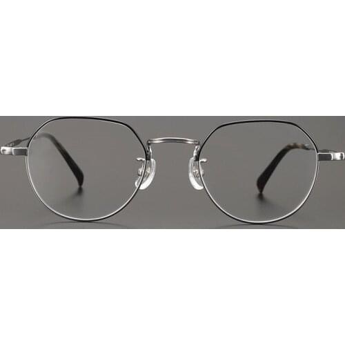 Pure Titanium glasses frame man Vintage Designer optical eyeglasses Myopia reading women prescription computer eyewear