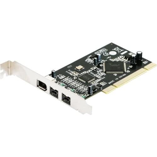 PCI Combo Add on Cards 2x IEEE 1394B 9 Pin & 1x 1394A 6 Pin 1394 Extension Adapter PCI Controller Card for Firewire Destop PC