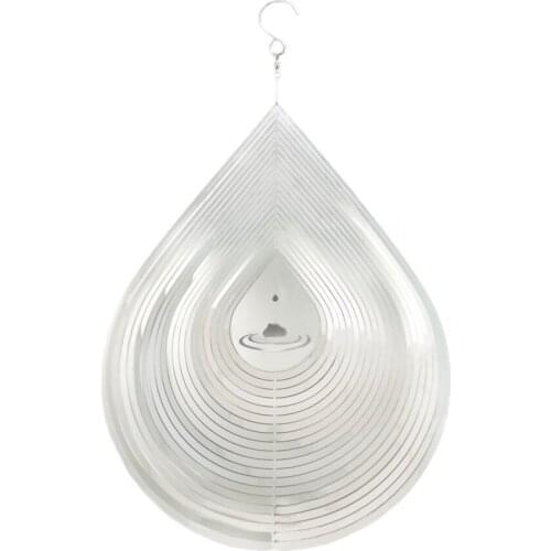 Wind Chimes Ornaments Pendant Europe And America Style Windmill' Metal Sheet Hanging 3D 3D Three-dimensional Outdoor Decoration