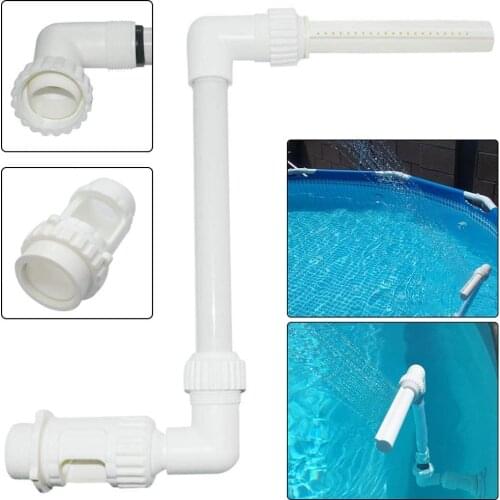 Adjustable Waterfall Pool Fountain Swimming Pool Fountain Hose Replacement Fountain Stand Bracket Pool Tools Garden Camping