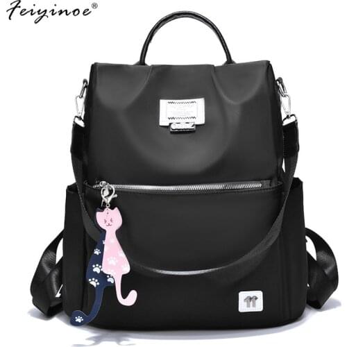 Female Package Backpack Backpack Oxford Cloth 2021 in Europe and The Large Capacity One Shoulder The New Men School Bag Women