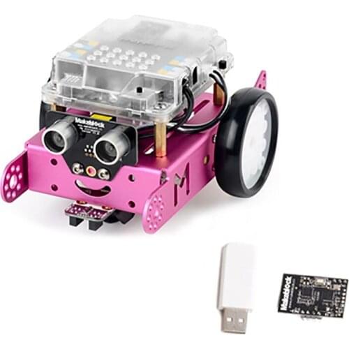 TZT mBot DIY Robot Car Kit Programming Education Bluetooth/2.4G Robot for Kids STEM Education