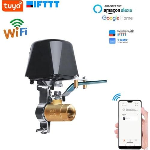 Tuya Smart WiFi Water Valve Gas Valve Compatible With Alexa Google Home Shut Off Controller For Smart Life
