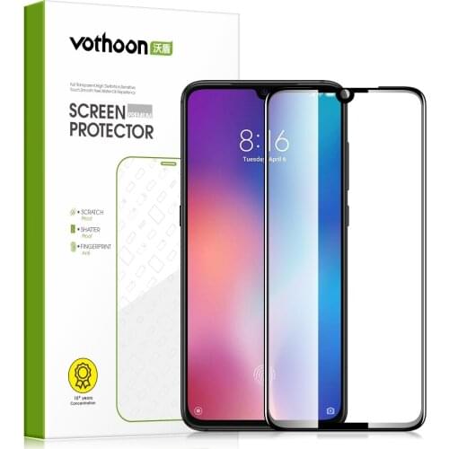 Vothoon Tempered Glass For Xiaomi Mi 9 se cc9e 8 se 8 lite 8 Pro Full Coverage Screen Protector For Xiaomi Mi Play Mix 2 3 Glass