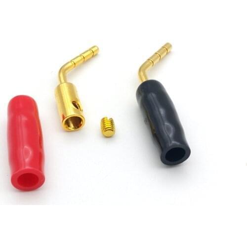 10pcs Adapter 2mm wire terminal pin plug banana plug speaker plug lock cable connector