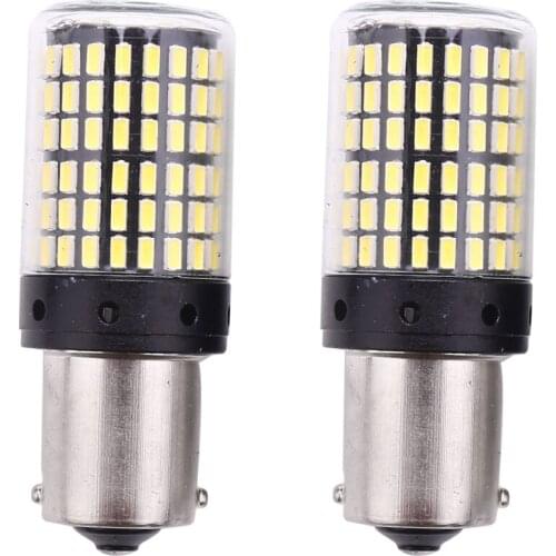1156 LED Light Bulb White Canbus Super Bright Automotive RV 3014 144 SMD 7506 1003 1073 Turn Signal Brake Light(2PCS)