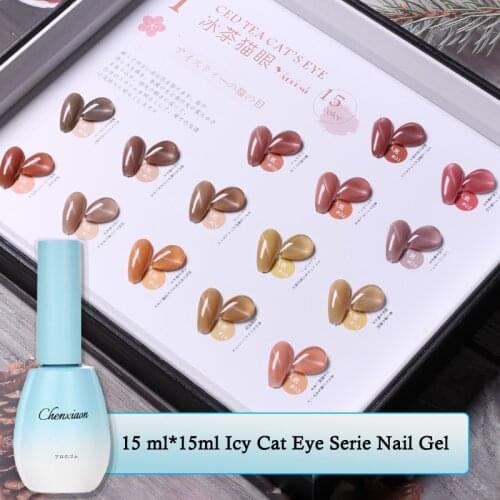 2021 Hot Sale 15 Colors Lot Gel Nail Polish 15ML Hybrid Varnish Manicure Glitter White Vernis Semi Permanen Polish Nail Gel Set