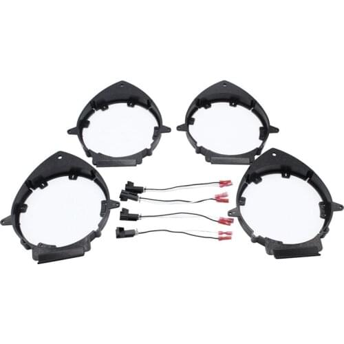 6.5Inch Front & Rear Door Horn Washer Adapters Brackets Speaker Mount Plates Adapters Brackets for Chevrolet GMC Buick