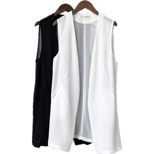 Женские длинные жилеты AKINZABO China At AliExpress