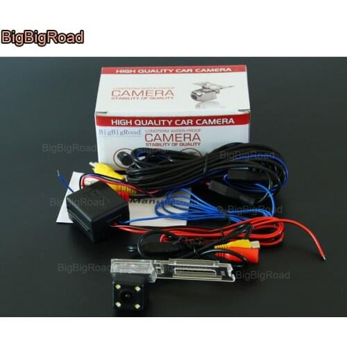 BigBigRoad Car Rear View Reversing Backup Camera with power relay / Filter CCD parking Camera For Brilliance V5