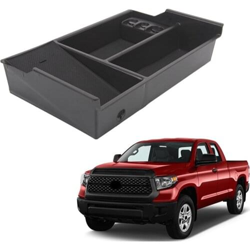Car Central Armrest Storage Box For Toyota- Sequoia Center Console Organizer Holder Containers