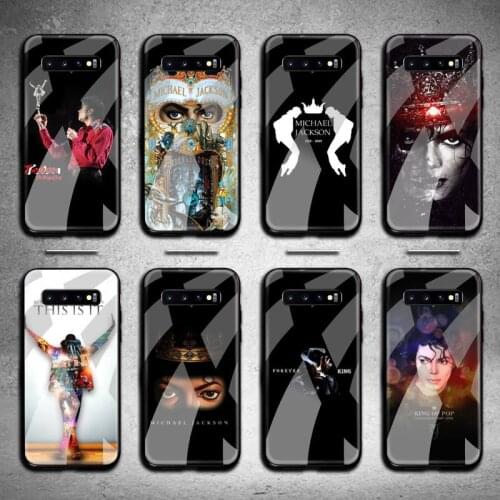 TOPCASHOP superstar michael Jackson Phone Case Tempered Glass For Samsung S20 Plus S7 S8 S9 S10 Plus Note 8 9 10 Plus
