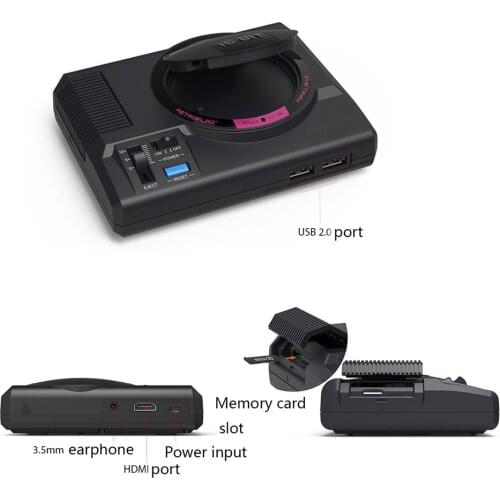 MEGAPi Case for Raspberry Pi 3B USB Game Controller with 32GB Memory Card Built 1000 Retro HD Games for Recalbox/Retropie/Lakka