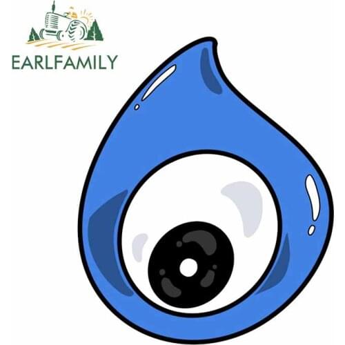 EARLFAMILY 13cm x 12.7cm For EVIL EYE Motorcycle Car Stickers Fashion Fine Decal Car Styling Waterproof Suitable for JDM RV