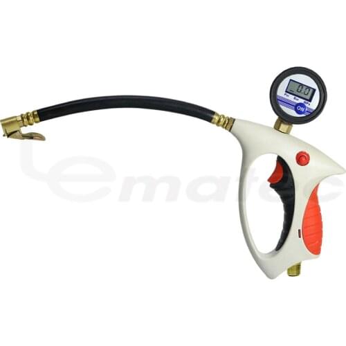 Ergonomic Digital Tire Inflator Gun Tire Inflator With Gauge Air Pressure Gauge Taiwan Made Air Tools For Car Motorcycle