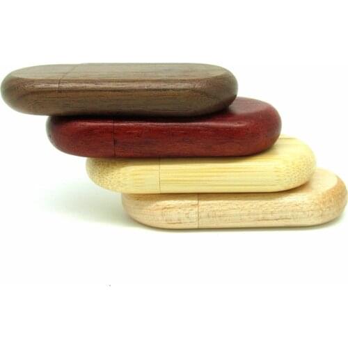 Magnetic brown red wood Pen drive personalizado mini gift bamboo usb flash drive disk memory stick 16gb 32gb pendrive 4gb 8gb
