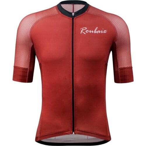 Roubaix RBX Team Race Jersey 2022 Summer Short Sleeve White Red Gray Style Road Bike MTB Cycling shirts
