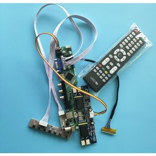 Kit for M190Z1-L01/M190Z1-L03 Screen 1680x1050 4 lamps LED 30pin Controller Board VGA AV HDMI-compatible TV USB LCD Monitor