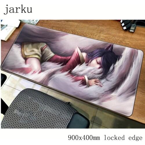 Ahri mousepad gamer 900x400X3MM gaming mouse pad large best seller notebook pc accessories laptop padmouse ergonomic mat