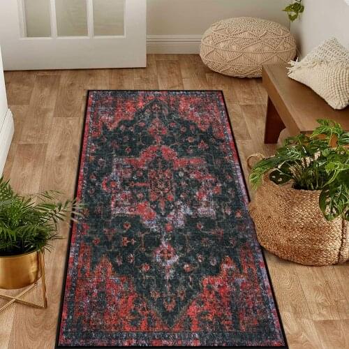 Red Grey color old ethnic patterned carpet modern carpet living room carpet free shipping soft textured carpet