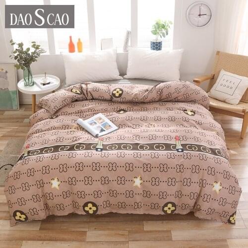 2021 New Product 1pc 100%Polyester Pastoral Style Flowers Colorful Printed Duvet Cover (pillowcases need order)