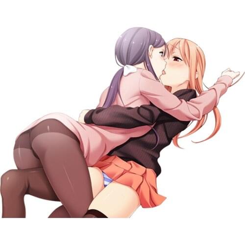 Personality Car Decoration Car Sticker Sexy Gay Beauty Anime Sono Hanabira Ni Kuchizuke Window Decal Cover Scratches Waterproof