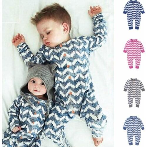 Autumn Infant Baby Boy Girl Romper Winter Cotton Long Sleeve Knitted Jumpsuit Baby Girl Boy Clothes Newborn Toddler Outfits