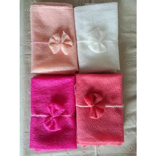 160*50cm Mesh Gauze Cheesecloth Wraps with Matched Flower Headband Full Set For Newborn Photography