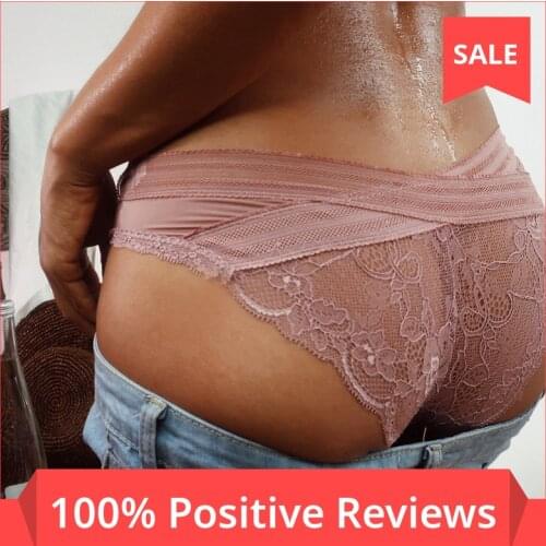 Sexy Transparent Lace Mesh Yoga Shorts Women Low-waist Breathable Quick Drying Thongs Underwear No Trace Women Triangle Panties