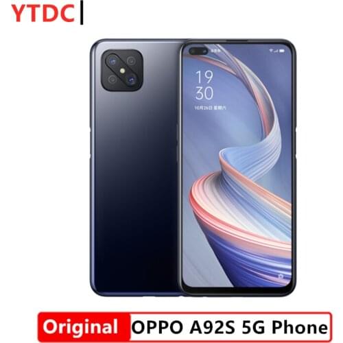 Original Official New Oppo A92S 5G Cell Phone Octa Core MTK6873V 6G RAM 128G ROM 6.5inch LCD 2400x1080P 48MP Camera 4000Mah